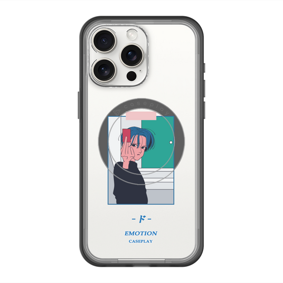 スリムプロテクションプレミアムケース with MagSafe［ 喜怒アイ楽 -怒- ］