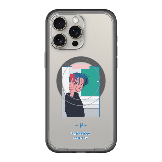 スリムプロテクションプレミアムケース with MagSafe［ 喜怒アイ楽 -怒- ］