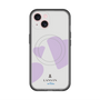スリムプロテクションプレミアムケース with MagSafe［ LANVIN en Bleu Hearts Purple - ランバン ハート パープル ］