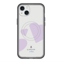 スリムプロテクションプレミアムケース with MagSafe［ LANVIN en Bleu Hearts Purple - ランバン ハート パープル ］