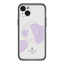 スリムプロテクションプレミアムケース with MagSafe［ LANVIN en Bleu Hearts Purple - ランバン ハート パープル ］