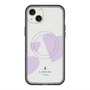 スリムプロテクションプレミアムケース with MagSafe［ LANVIN en Bleu Hearts Purple - ランバン ハート パープル ］