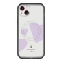 スリムプロテクションプレミアムケース with MagSafe［ LANVIN en Bleu Hearts Purple - ランバン ハート パープル ］