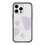 スリムプロテクションプレミアムケース with MagSafe［ LANVIN en Bleu Hearts Purple - ランバン ハート パープル ］