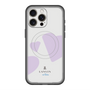 スリムプロテクションプレミアムケース with MagSafe［ LANVIN en Bleu Hearts Purple - ランバン ハート パープル ］