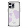スリムプロテクションプレミアムケース with MagSafe［ LANVIN en Bleu Hearts Purple - ランバン ハート パープル ］