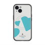 スリムプロテクションプレミアムケース with MagSafe［ LANVIN en Bleu Hearts Blue - ランバン ハート ブルー ］