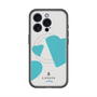 スリムプロテクションプレミアムケース with MagSafe［ LANVIN en Bleu Hearts Blue - ランバン ハート ブルー ］