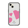 スリムプロテクションプレミアムケース with MagSafe［ LANVIN en Bleu Hearts Pink - ランバン ハート ピンク ］