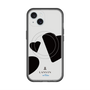 スリムプロテクションプレミアムケース with MagSafe［ LANVIN en Bleu Hearts Black - ランバン ハート ブラック ］