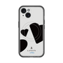 スリムプロテクションプレミアムケース with MagSafe［ LANVIN en Bleu Hearts Black - ランバン ハート ブラック ］