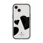 スリムプロテクションプレミアムケース with MagSafe［ LANVIN en Bleu Hearts Black - ランバン ハート ブラック ］