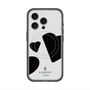 スリムプロテクションプレミアムケース with MagSafe［ LANVIN en Bleu Hearts Black - ランバン ハート ブラック ］