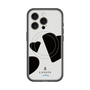 スリムプロテクションプレミアムケース with MagSafe［ LANVIN en Bleu Hearts Black - ランバン ハート ブラック ］