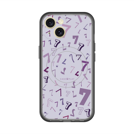 スリムプロテクションプレミアムケース with MagSafe［ Puple 7 - パープル・セブン ］