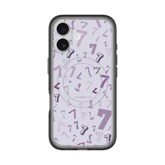 スリムプロテクションプレミアムケース with MagSafe［ Puple 7 - パープル・セブン ］