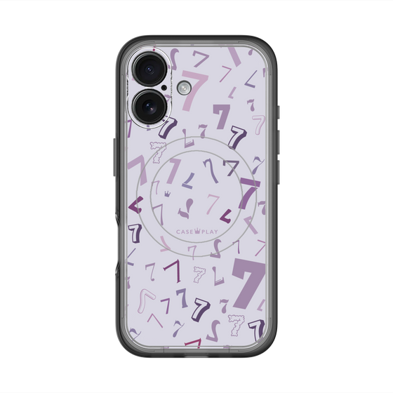 スリムプロテクションプレミアムケース with MagSafe［ Puple 7 - パープル・セブン ］