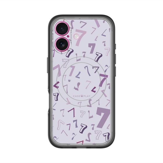 スリムプロテクションプレミアムケース with MagSafe［ Puple 7 - パープル・セブン ］
