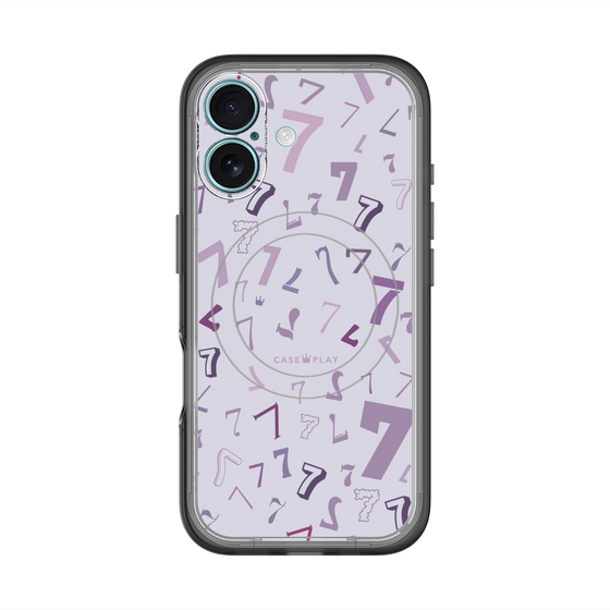 スリムプロテクションプレミアムケース with MagSafe［ Puple 7 - パープル・セブン ］