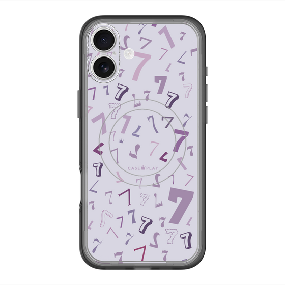 スリムプロテクションプレミアムケース with MagSafe［ Puple 7 - パープル・セブン ］
