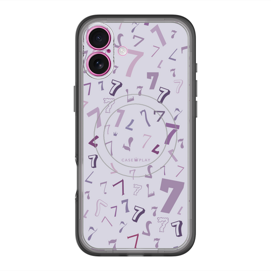 スリムプロテクションプレミアムケース with MagSafe［ Puple 7 - パープル・セブン ］
