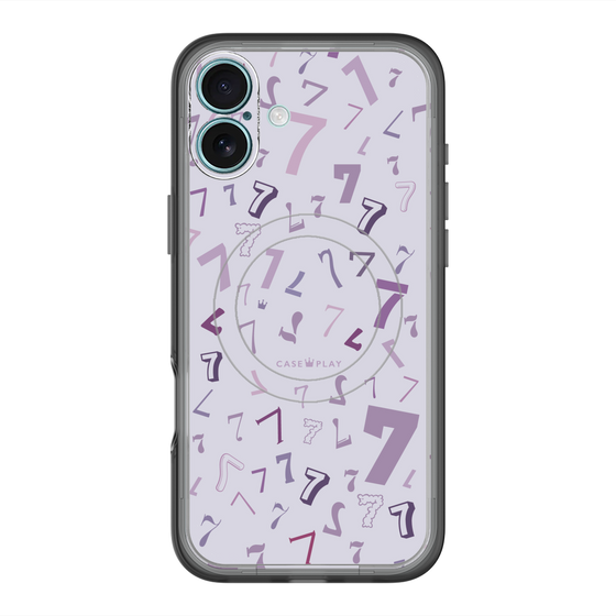 スリムプロテクションプレミアムケース with MagSafe［ Puple 7 - パープル・セブン ］