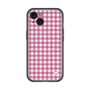スリムプロテクションプレミアムケース with MagSafe［ Checkered Pink - ギンガムチェック ピンク ］