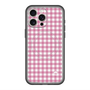 スリムプロテクションプレミアムケース with MagSafe［ Checkered Pink - ギンガムチェック ピンク ］