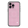 スリムプロテクションプレミアムケース with MagSafe［ Checkered Pink - ギンガムチェック ピンク ］