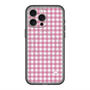 スリムプロテクションプレミアムケース with MagSafe［ Checkered Pink - ギンガムチェック ピンク ］