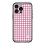 スリムプロテクションプレミアムケース with MagSafe［ Checkered Pink - ギンガムチェック ピンク ］