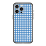 スリムプロテクションプレミアムケース with MagSafe［ Checkered Blue - ギンガムチェック ブルー ］