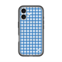 スリムプロテクションプレミアムケース with MagSafe［ Checkered Blue - ギンガムチェック ブルー ］