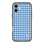 スリムプロテクションプレミアムケース with MagSafe［ Checkered Blue - ギンガムチェック ブルー ］