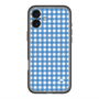 スリムプロテクションプレミアムケース with MagSafe［ Checkered Blue - ギンガムチェック ブルー ］