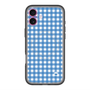 スリムプロテクションプレミアムケース with MagSafe［ Checkered Blue - ギンガムチェック ブルー ］