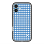 スリムプロテクションプレミアムケース with MagSafe［ Checkered Blue - ギンガムチェック ブルー ］