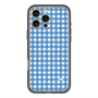 スリムプロテクションプレミアムケース with MagSafe［ Checkered Blue - ギンガムチェック ブルー ］