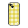 スリムプロテクションプレミアムケース with MagSafe［ Checkered Yellow - ギンガムチェック イエロー ］