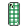 スリムプロテクションプレミアムケース with MagSafe［ Checkered Green - ギンガムチェック グリーン ］