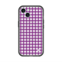 スリムプロテクションプレミアムケース with MagSafe［ Checkered Purple - ギンガムチェック パープル ］