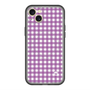 スリムプロテクションプレミアムケース with MagSafe［ Checkered Purple - ギンガムチェック パープル ］