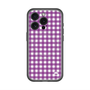 スリムプロテクションプレミアムケース with MagSafe［ Checkered Purple - ギンガムチェック パープル ］