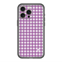 スリムプロテクションプレミアムケース with MagSafe［ Checkered Purple - ギンガムチェック パープル ］