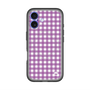 スリムプロテクションプレミアムケース with MagSafe［ Checkered Purple - ギンガムチェック パープル ］