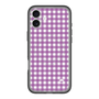 スリムプロテクションプレミアムケース with MagSafe［ Checkered Purple - ギンガムチェック パープル ］