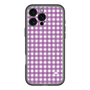 スリムプロテクションプレミアムケース with MagSafe［ Checkered Purple - ギンガムチェック パープル ］