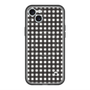 スリムプロテクションプレミアムケース with MagSafe［ Checkered Purple - ギンガムチェック ブラック ］