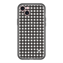 スリムプロテクションプレミアムケース with MagSafe［ Checkered Purple - ギンガムチェック ブラック ］
