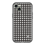 スリムプロテクションプレミアムケース with MagSafe［ Checkered Purple - ギンガムチェック ブラック ］